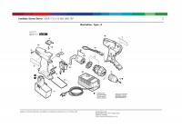 Bosch 0 601 949 767 Gsr 7,2 V Cordless Screw Driver 7.2 V / Eu Spare Parts